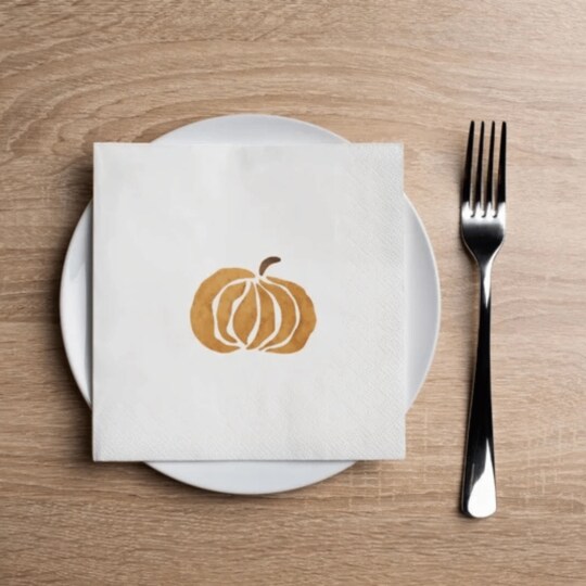 Altoona Design; Altoona Design Guest/Cocktail Napkin Printed Airlaid Linen-Feel Disposable Hand Towels for Thanksgiving Fall Holiday Party Buffet & Dinner; Category:Guest Towels; Image:1